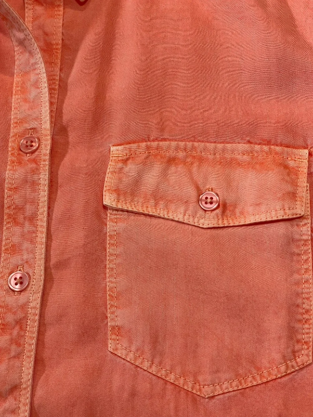 Chico's Long Sleeve Button Down Shirt Size 1 - Picture 6 of 11